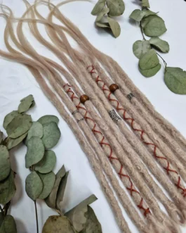 100% Human Hair Dreadlock Extensions Blonde