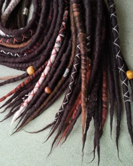 Dark Brown Dreadlock extensions