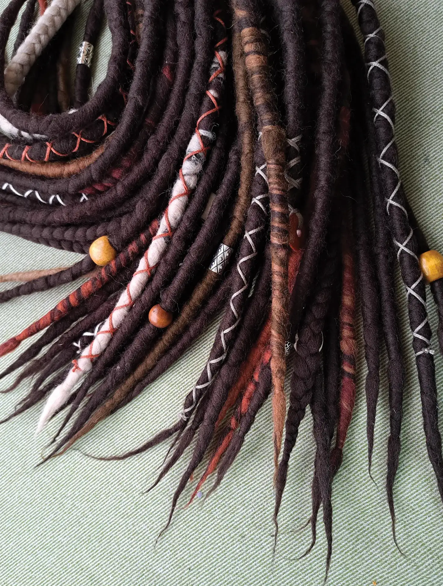 Dark Brown Dreadlock extensions