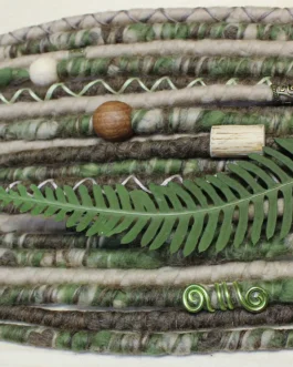 Green Copper Wool Dreadlock Extensions