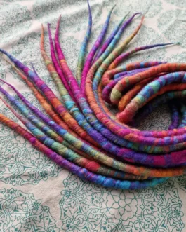 Rainbow Festival Dreadlock Extensions