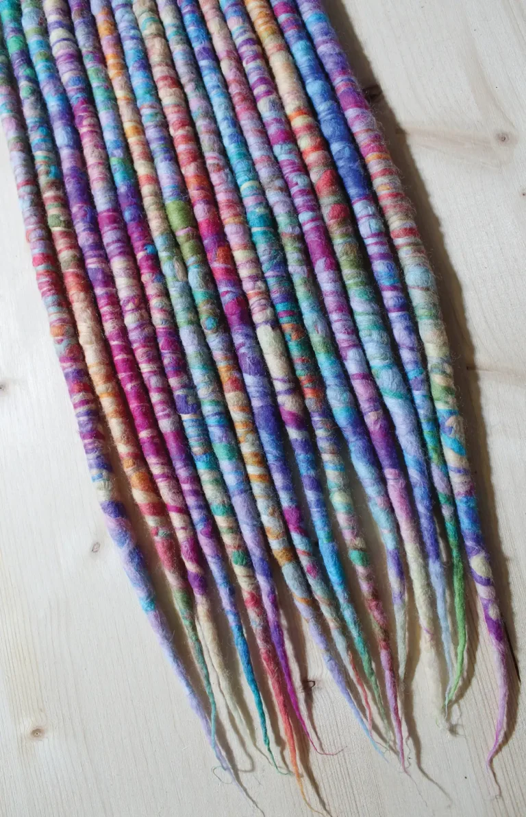 Rainbow unicorn dreads