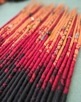 Red Ombre Merino Wool Dreadlocks