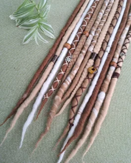 Caramel dreadlocks wool blonde