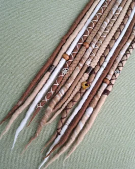 Caramel dreadlocks wool blonde