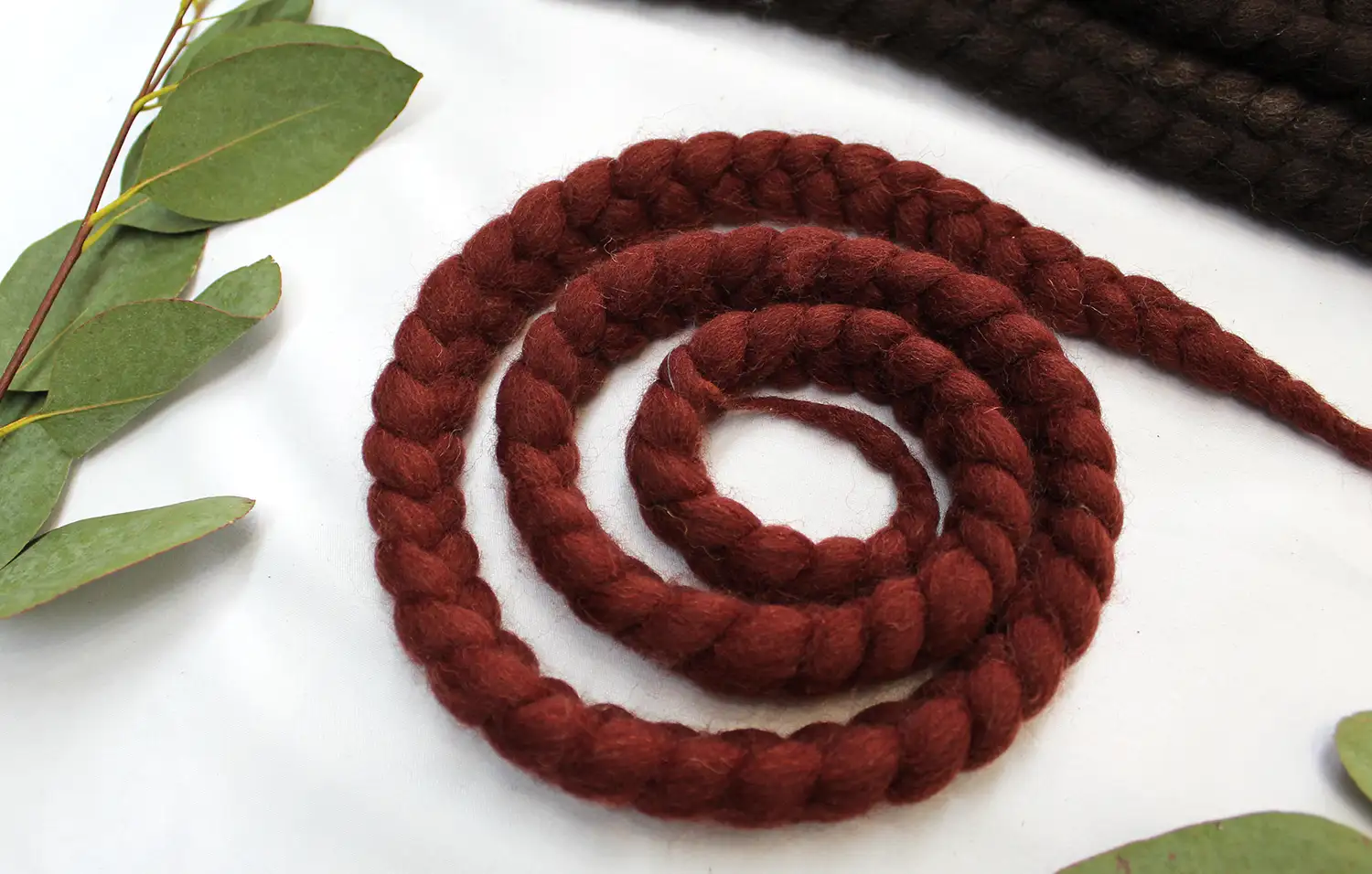 Burgundy Dreadlock Ties - Image 3