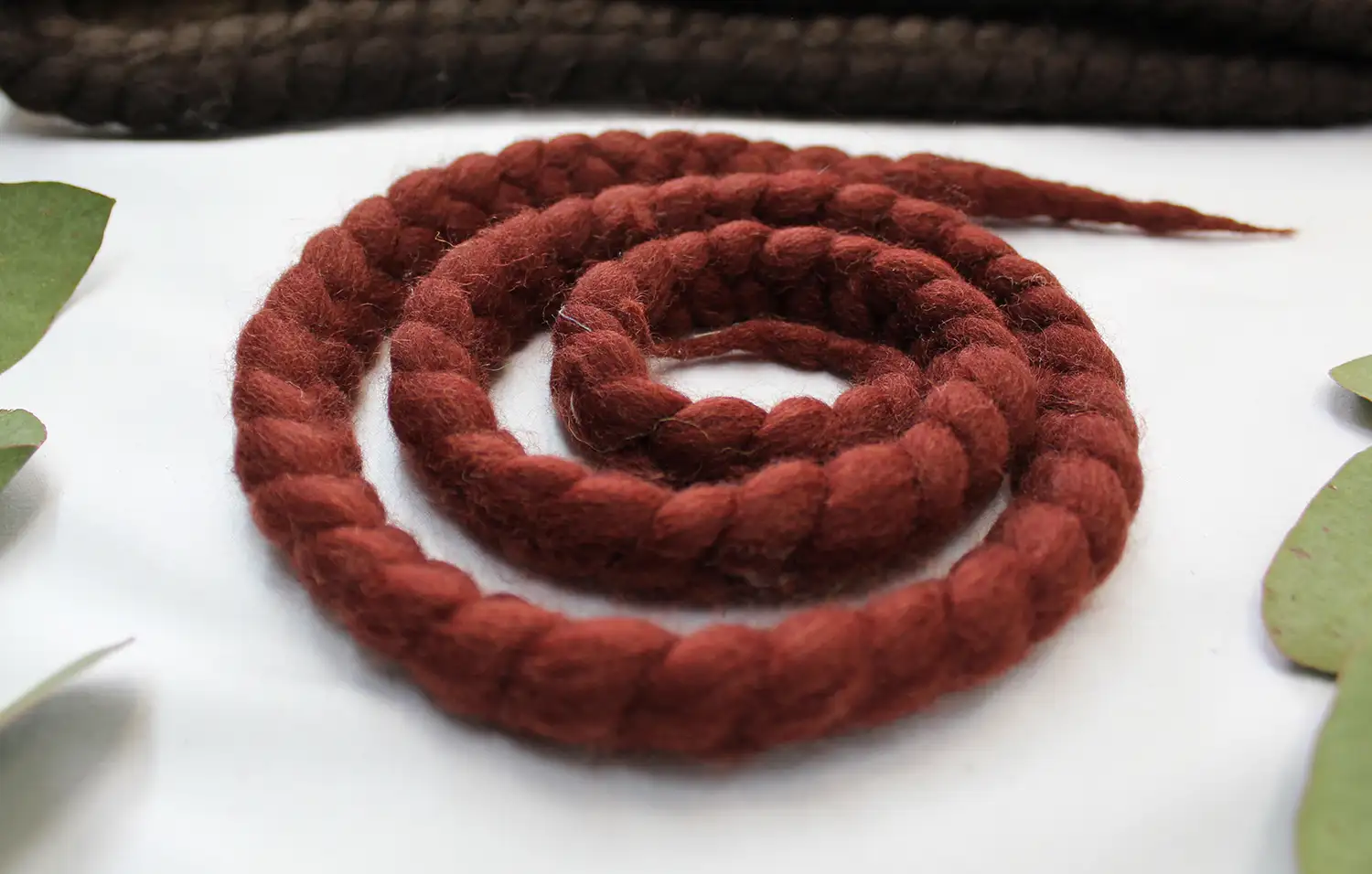 Burgundy Dreadlock Ties - Image 2