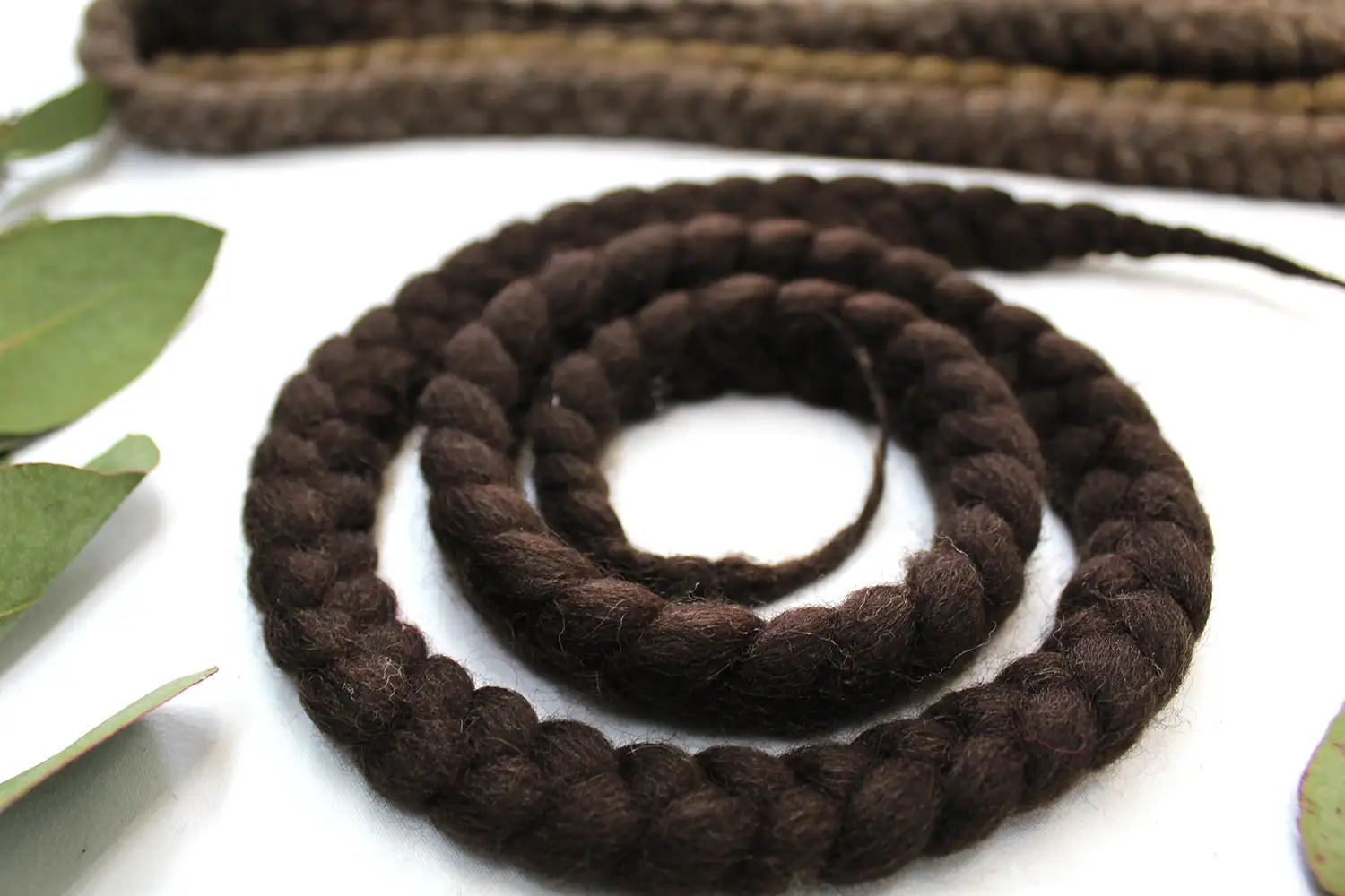 Dark Brown Dreadlock Ties - Image 3