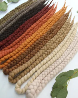 Natural Color Dreadlock Ties