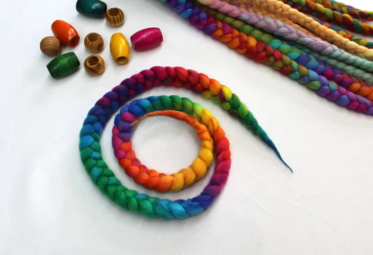 Rainbow Dreadlock Ties 1