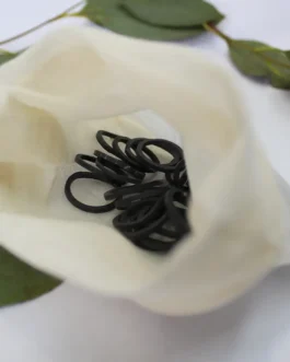 Rubber Bands Black | Dreadlock Rubber Bands
